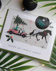 Giddy Up Jingle Horse: Single Card - Horse & Hound Tack Shop