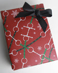 Hunt Seat Co. Bits + Reins Holiday - Equestrian Horse Gift Wrapping Paper