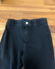 Fouganza Decathlon 100 Jr Black Breeches - Kids 12
