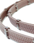 Antarès Signature Fancy Stitched Raised Rubber Reins with Leather Grip Stops