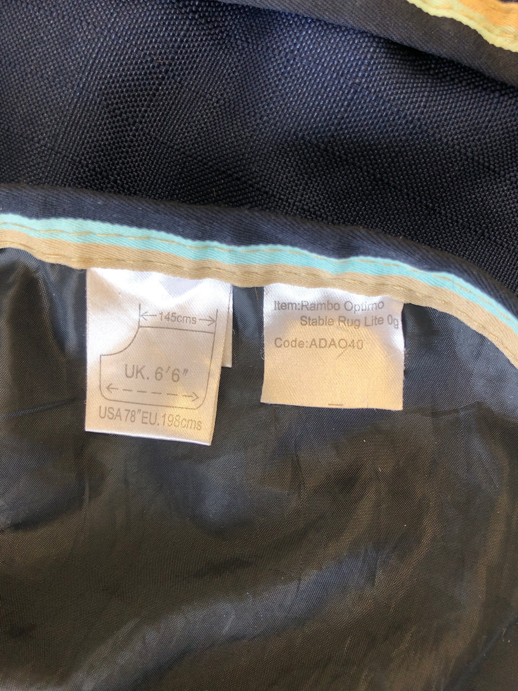 Fine Used Rambo Optimo Stable Sheet (0g) 78”