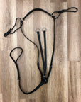 Black Leather Breastplate w/ Running Martingale - XF