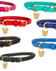 Digby & Fox Rolled Leather Dog Collar