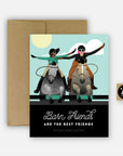 Barn Friends Greeting Card - Horse & Hound Tack Shop
