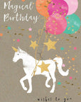 Magical Unicorn Birthday Card - Horse & Hound Tack Shop