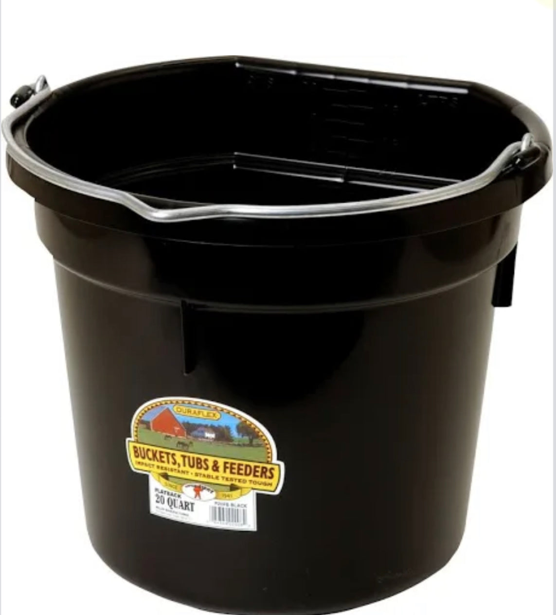 Professional Farm Grade Flat Back Bucket