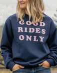 Dapple Bay ‘Good Rides Only’ Crew Neck - Horse & Hound Tack Shop