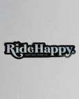 Ride Happy Holographic Sticker - Horse & Hound Tack Shop