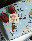 Hunt Seat Co. Christmas Horse Gift Wrap