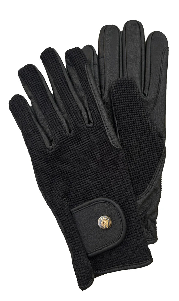 Sixteen Cypress Mesh Riding Gloves - Horse & Hound Tack Shop