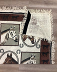 Fine Used Hand-Woven Tapestry/Throw - Horse & Hound Tack Shop
