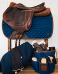 Sixteen Cyprus Wax Grooming Bag - Indigo - Horse & Hound Tack Shop