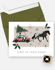 Giddy Up Jingle Horse: Single Card - Horse & Hound Tack Shop