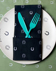 Lucky Slate Napkins - Set of Four Equestrian Home Decor - Horse & Hound Tack Shop