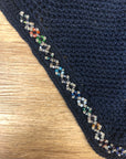 Bonnets By Sandy Navy & Multicolour Crystal Trim Bonnet