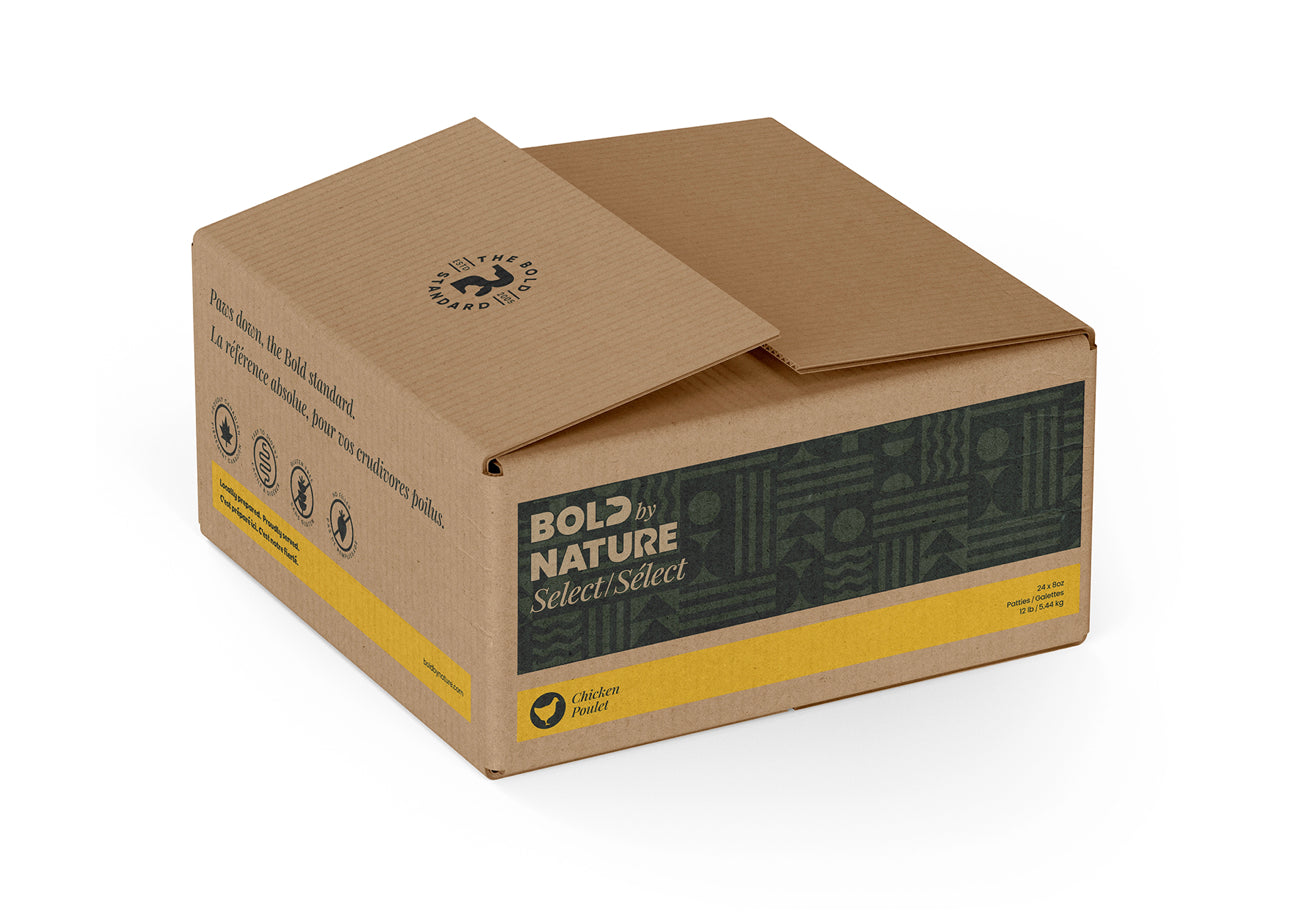 Bold By Nature Select Raw Chicken for Dogs
