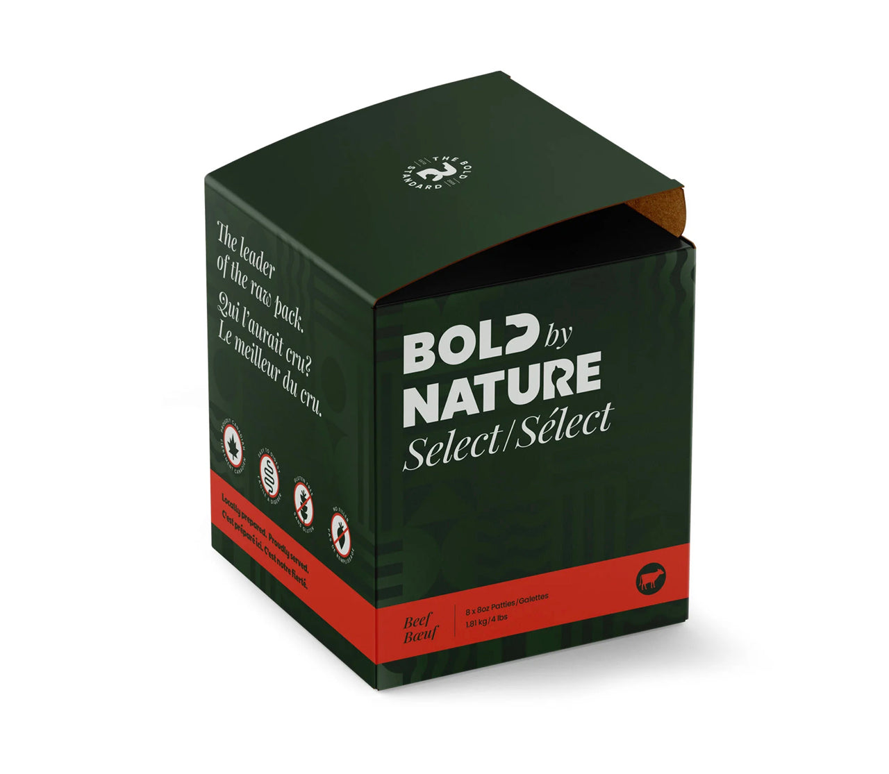 Bold By Nature Select Raw Beef for Dogs