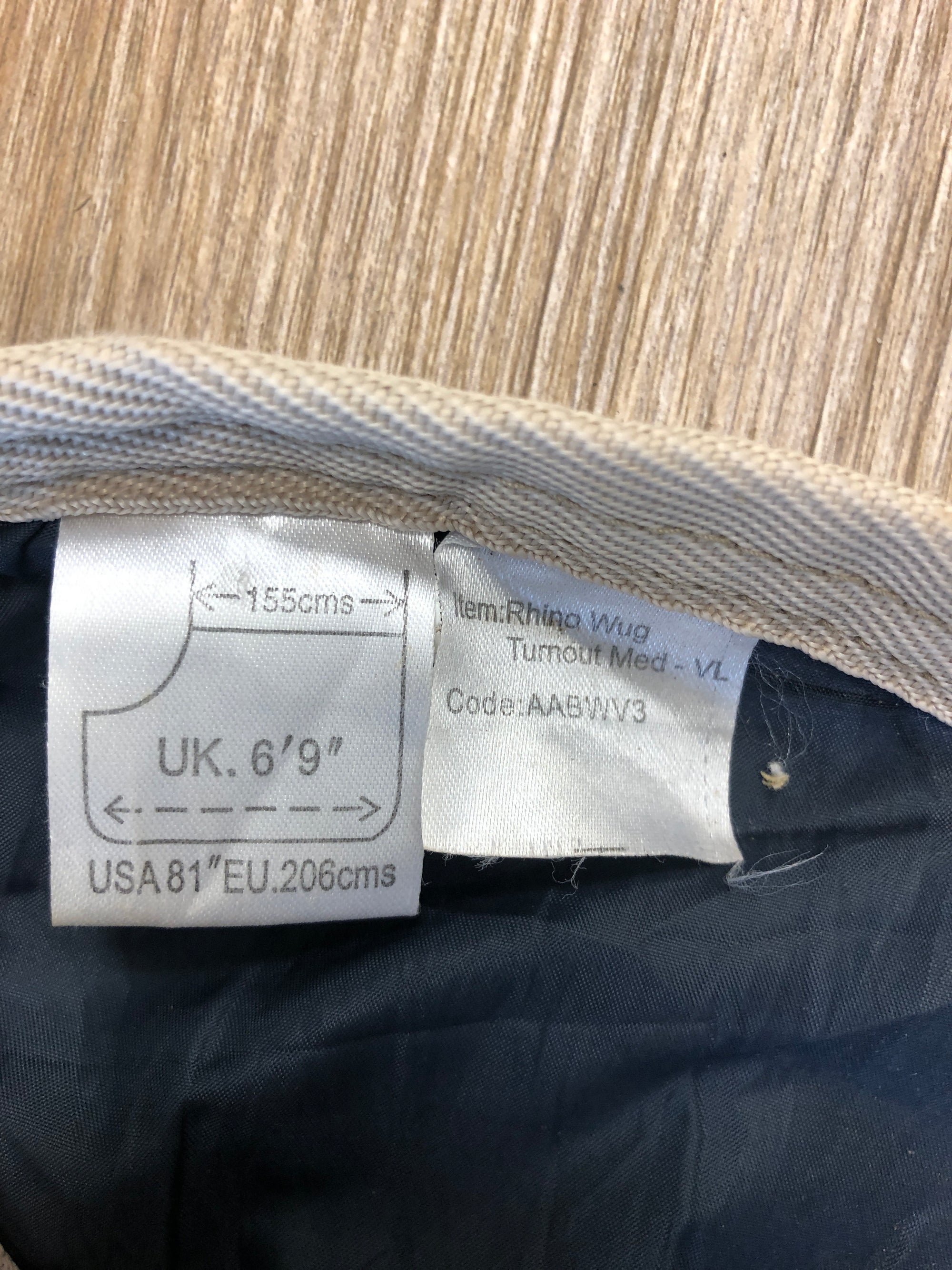 Fine Used 81” Rhino Wug Medium Vari-Layer Turnout Blanket