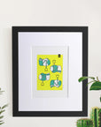Hunt Seat Paper Co. Raised Ink Matted Art Print - Horse & Hound Tack Shop