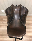 Fine Used 18” Schleese Brown Dressage Saddle & 26” Girth
