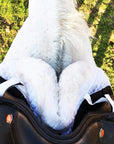 ERGONOMICS FULL FLEECE CORRECTION HALF PAD WITH IMPACT PROTECTION SHIMS - Horse & Hound Tack Shop