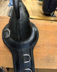 Barefoot Black Leather Vaulting Surcingle