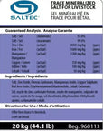 Saltec Trace Mineral Salt Block 20kg - Purple Label - Horse & Hound Tack Shop
