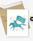 Happy Birthday Card - Howdy - Horse & Hound Tack Shop