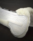 ERGONOMICS FULL FLEECE CORRECTION HALF PAD WITH IMPACT PROTECTION SHIMS - Horse & Hound Tack Shop