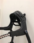 NWT Stubben Freedom Magic Snaffle Bridle Black PS - w/ Combined Noseband WB size