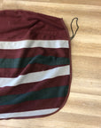 Shedrow Fleece Cooler - XL Burgundy/Green/Gray - Horse & Hound Tack Shop