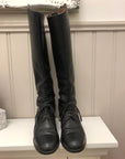 Ariat Ladies Black Leather Tall Boots - 7.5 Full