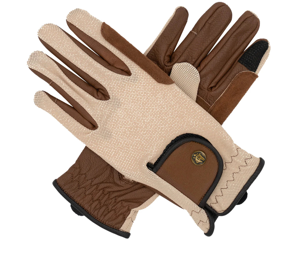Sixteen Cypress Mesh Riding Gloves - Horse & Hound Tack Shop