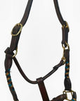 Braided MoHair Leather Halter