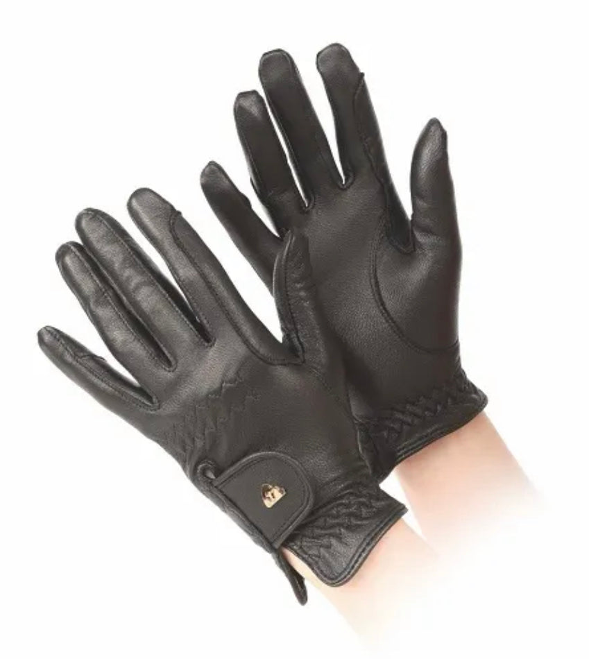Shires Aubrion Leather Riding Gloves - Horse & Hound Tack Shop