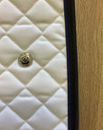 Ogilvy Jumper Profile Pad (White/Black Binding/Navy Single Piping) - Horse & Hound Tack Shop