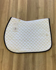 Ogilvy Jumper Profile Pad (White/Black Binding/Navy Single Piping) - Horse & Hound Tack Shop