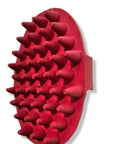 Oval Rubber Massage Curry with Handle