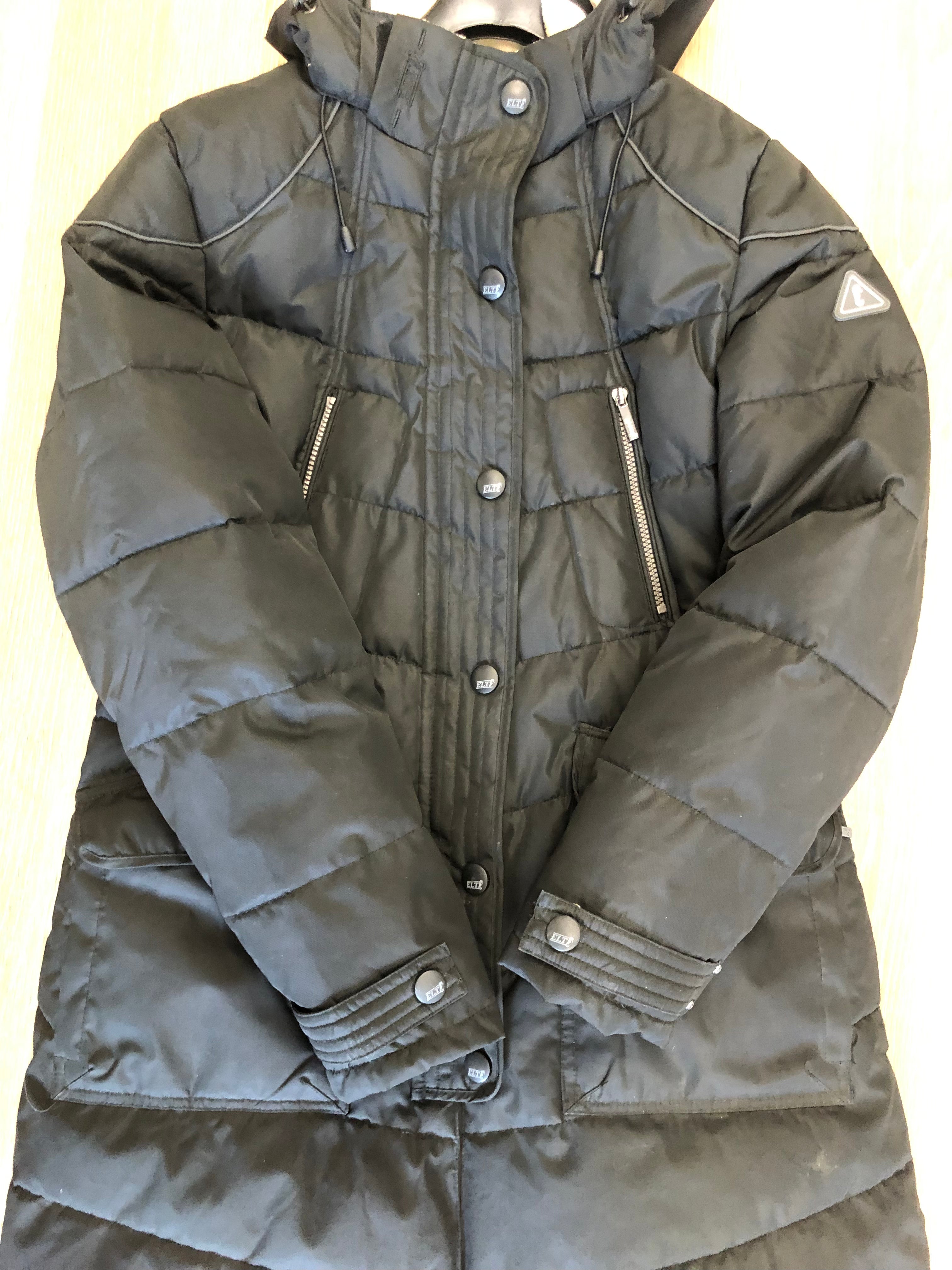 Fine Used Ladies ELT Long Winter Jacket - Large