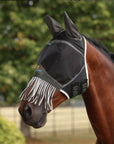 Shires Air Motion Fly Mask w/Ears and Nose Fringe - Horse & Hound Tack Shop