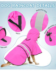 Weesiber Waterproof Adjustable Dog Raincoat - Horse & Hound Tack Shop