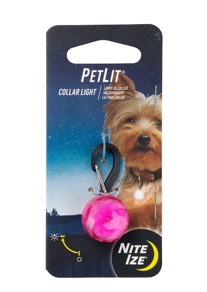 Nite Ize® PetLit™ LED Jewel Collar Light