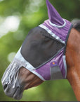 Shires Deluxe Fly Mask with Ears & Nose Fringe - Horse & Hound Tack Shop