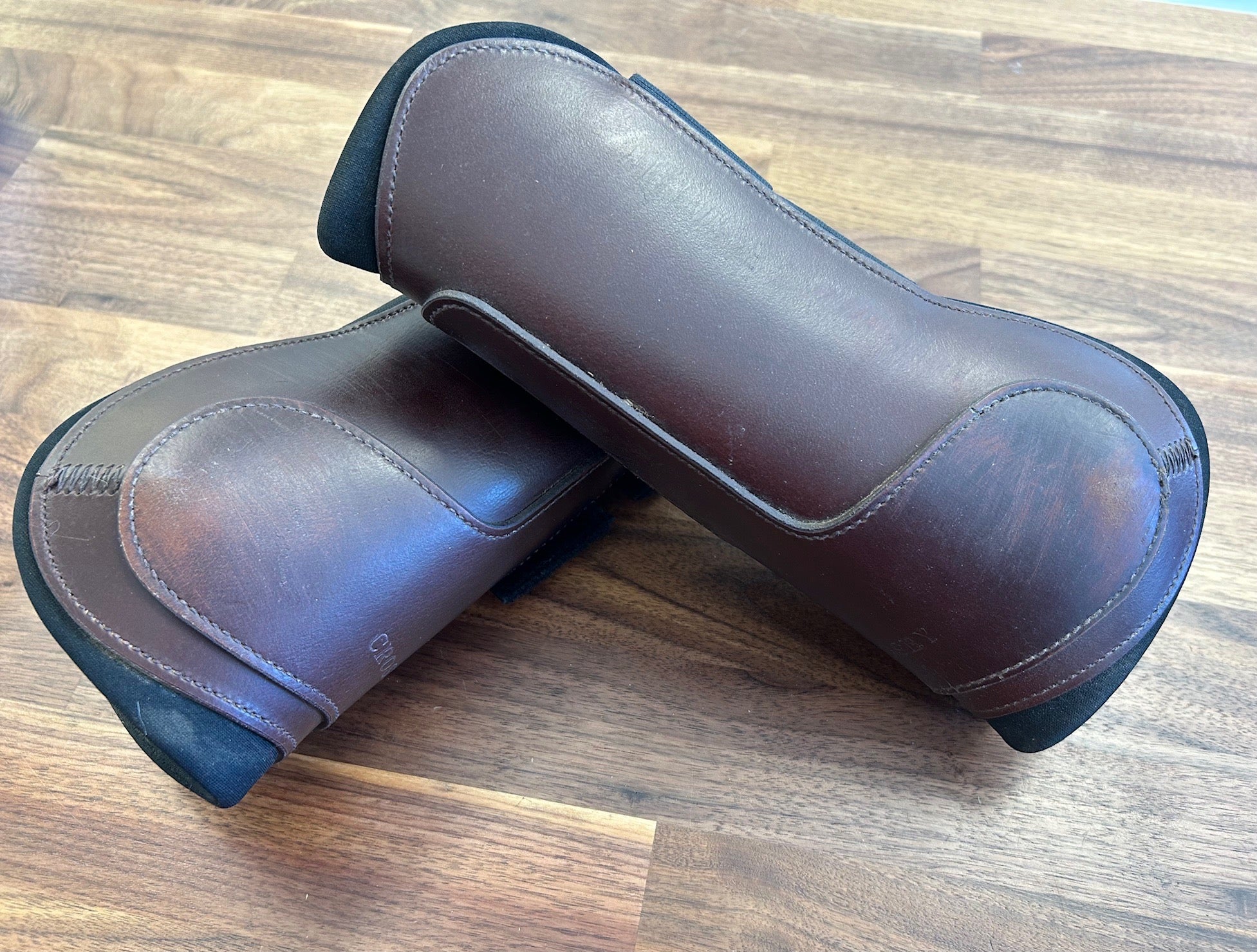 Fine Used Crosby Open Front Boots - Full