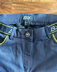Fine Used B Vertigo Breech Navy/Yellow - Horse & Hound Tack Shop