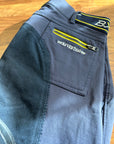 Fine Used B Vertigo Breech Navy/Yellow - Horse & Hound Tack Shop