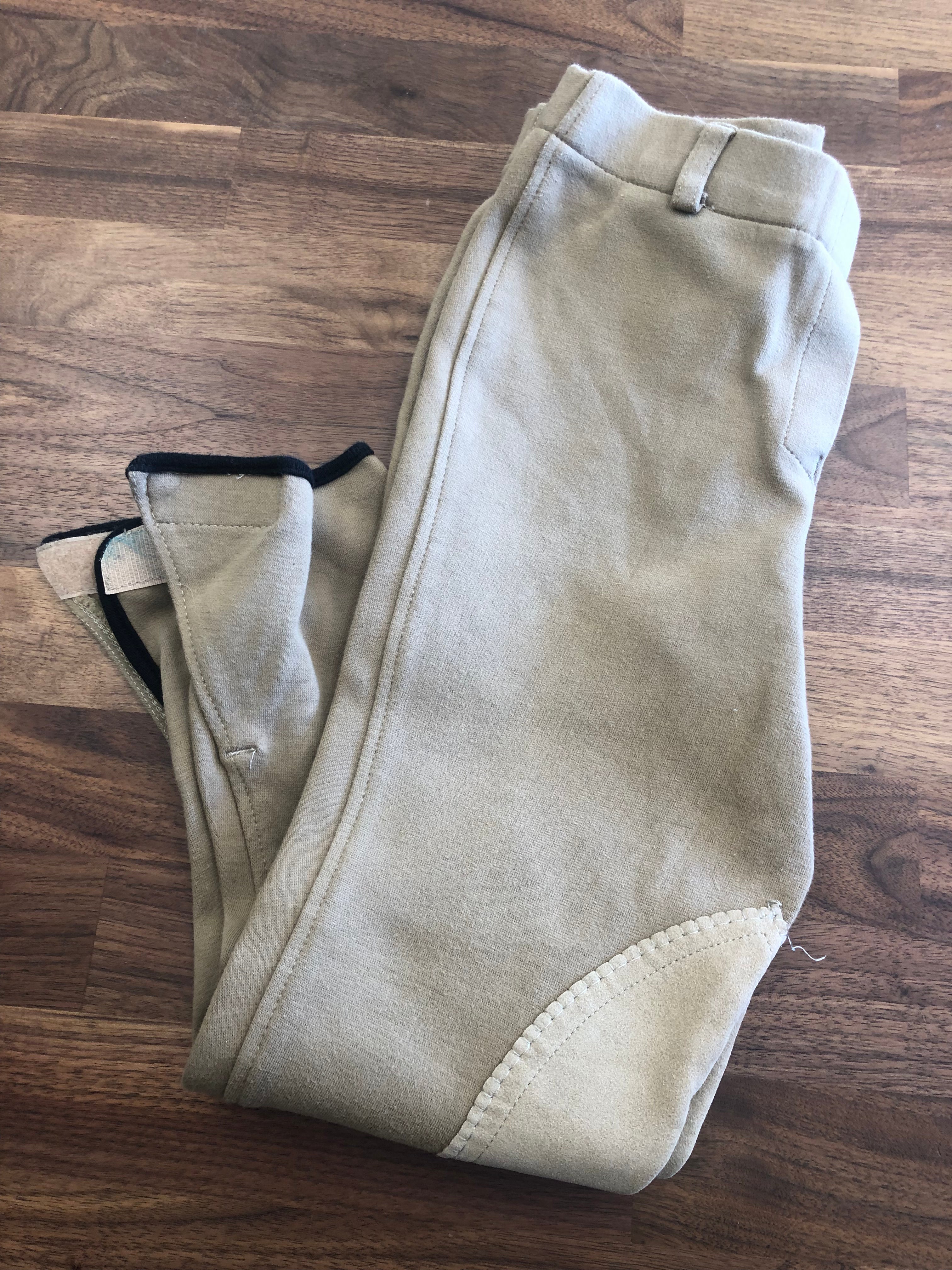 Kid’s Pull on Knee Patch Breeches - size 10