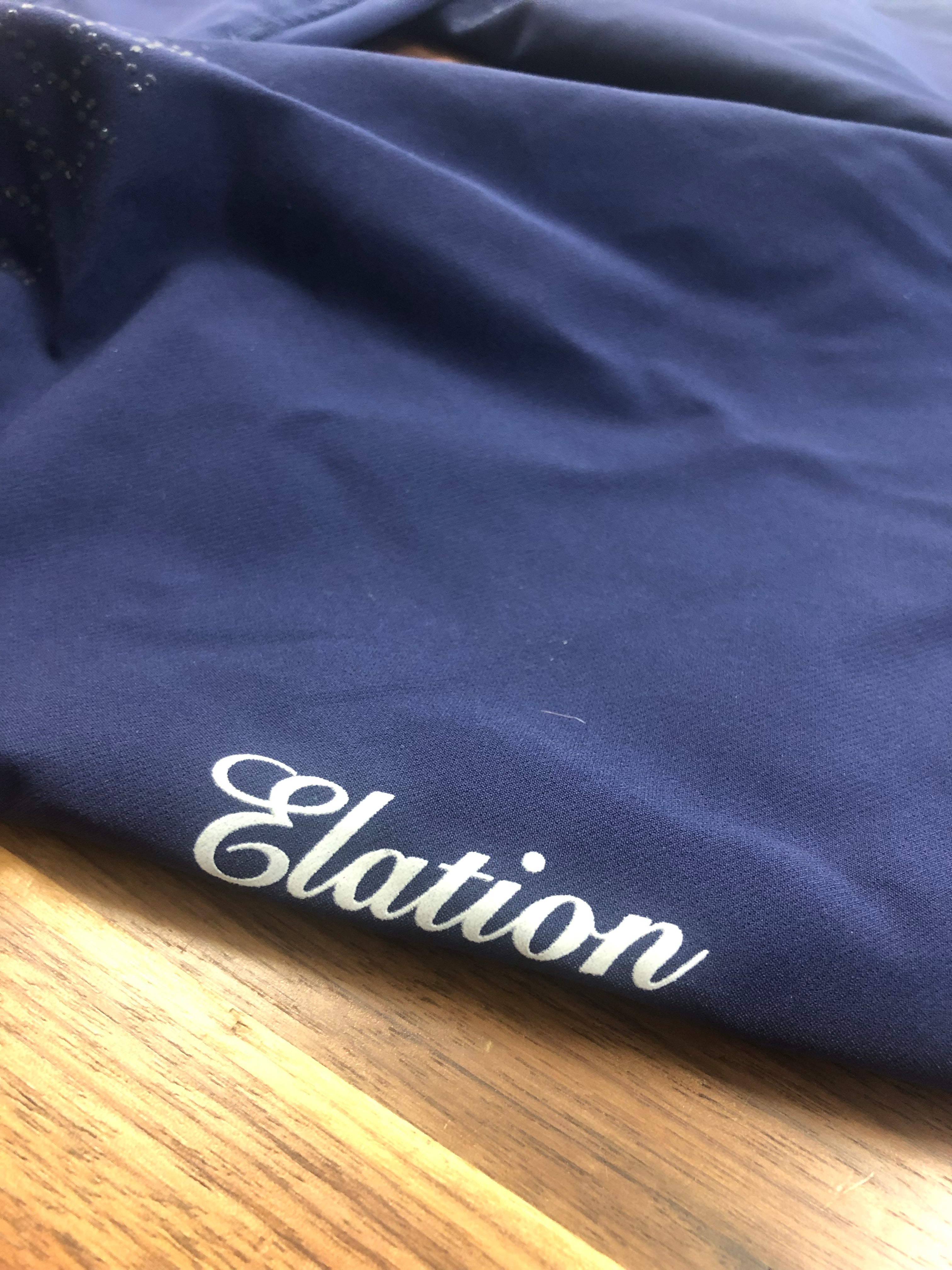 Fine Used Navy Elation Silicone Knee Patch Breeches - 26R