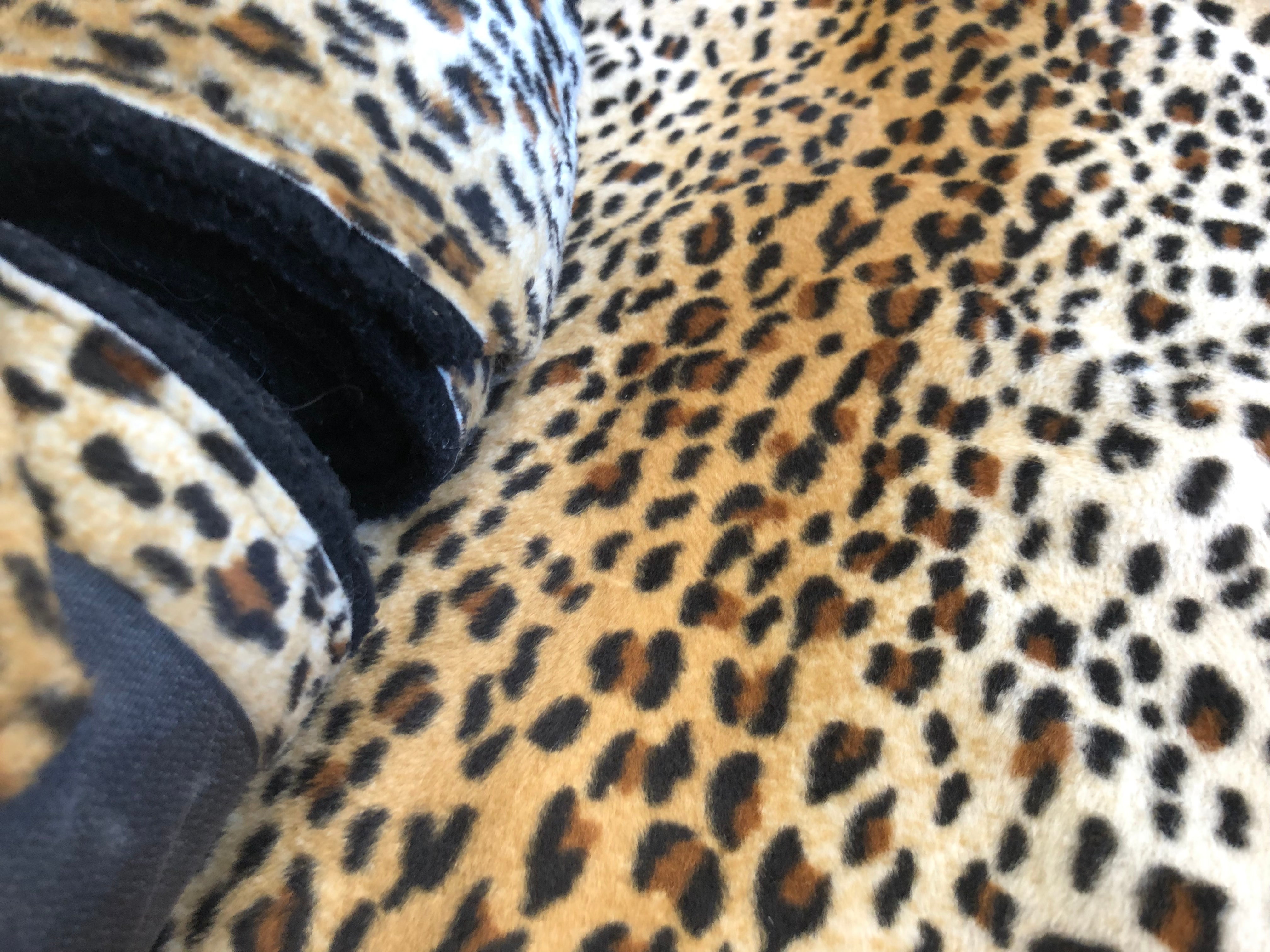 Leopard Print Saddle Pad & Polo Set