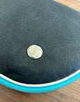 Fine Used Ogilvy Equestrian Memory Foam Half Pad - Black /Teal - Horse & Hound Tack Shop